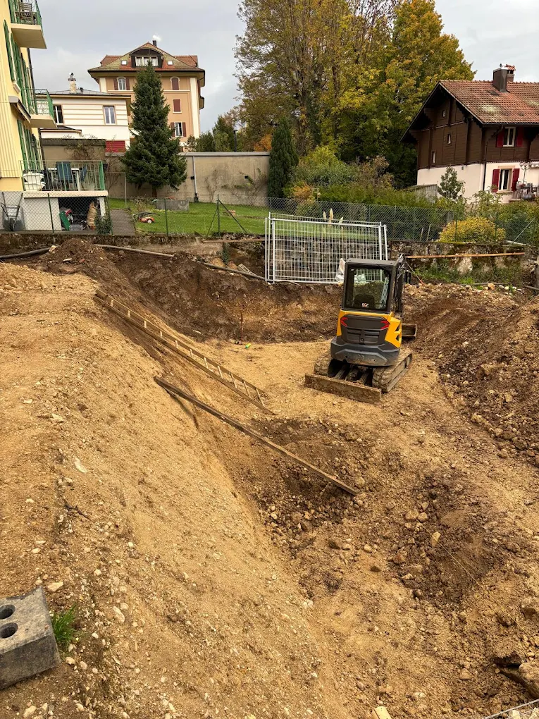 Travaux de terrassement
